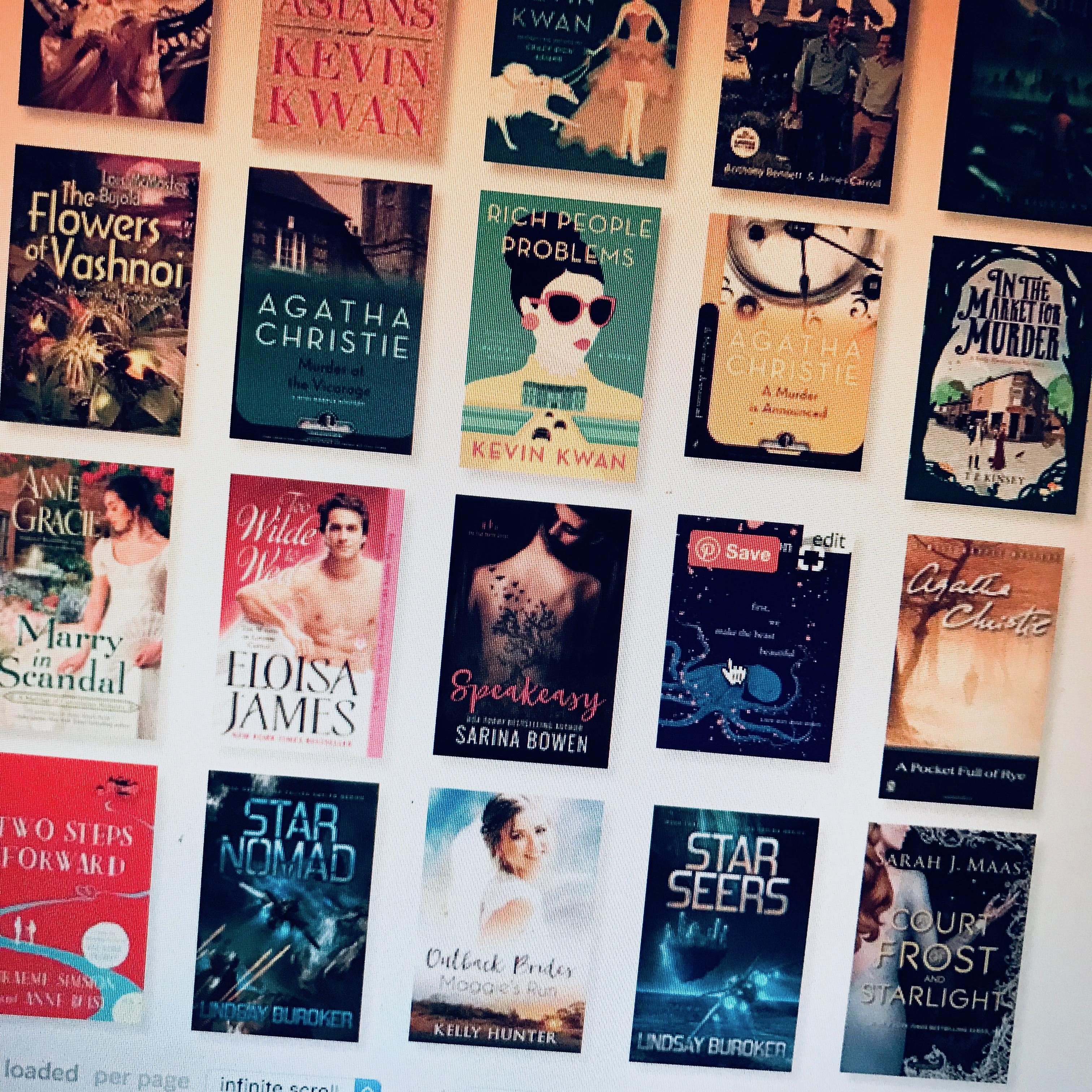 Image of grid of book covers from Goodreads read-2018 list
